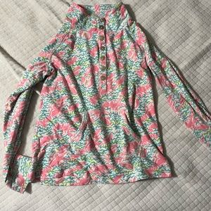 Lilly Pulitzer large skipper popover in lobstah roll.